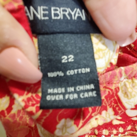 Lane bryant halter neck floral print plus size top size 22 - Picture 6 of 10